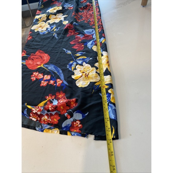 BAND OF GYPSIES Black Floral‎ Bustier Smocked Dress Sz Small - Picture 16 of 16